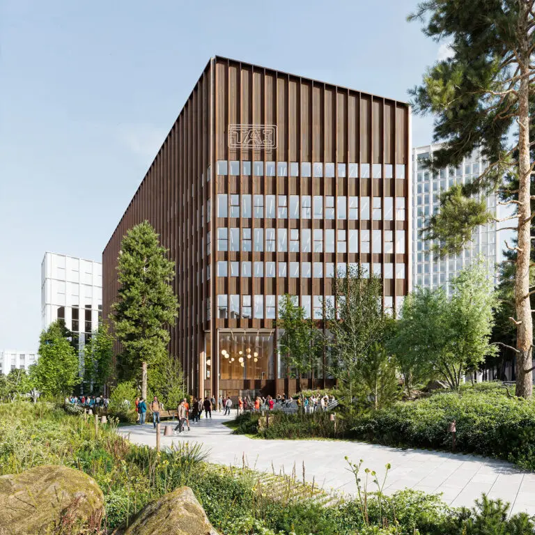 Havainnekuva Taito-kampuksesta.